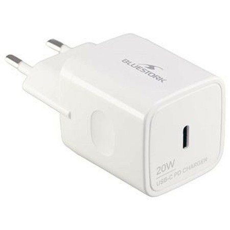 Chargeur mural Bluestork PW-NB-20-C Blanc | Tienda24 - Global Online Shop Tienda24.eu