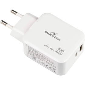 Cargador de Pared Bluestork PW-NB-30-C-A Blanco de Bluestork, Cargadores - Ref: M0306107, Precio: 32,57 €, Descuento: %