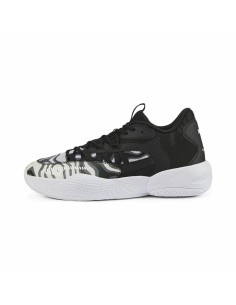 Basketball Shoes for Adults Puma Playmaker Pro Mid Blue | Tienda24 Tienda24.eu