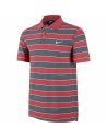 Polo de Manga Corta Hombre Nike Matchup Stripe 2 Gris Rojo | Tienda24 Tienda24.eu