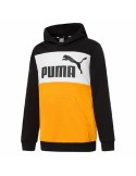 Felpa con Cappuccio Bambino Puma Essentials+ Colourblock Giallo da Puma, Bambino - Ref: S6472004, Precio: 35,83 €, Descuento: %