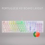 Teclado Mars Gaming MK422 Blanco Qwerty Portugués de Mars Gaming, Teclados - Ref: M0316000, Precio: 30,36 €, Descuento: %