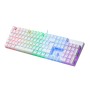 Teclado Mars Gaming MK422 Blanco Qwerty Portugués de Mars Gaming, Teclados - Ref: M0316000, Precio: 30,36 €, Descuento: %