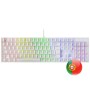 Teclado Mars Gaming MK422 Blanco Qwerty Portugués de Mars Gaming, Teclados - Ref: M0316000, Precio: 30,36 €, Descuento: %