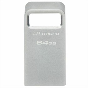 Memoria USB Kingston Micro Negro Acero 64 GB (1 unidad) de Kingston, Memorias USB - Ref: M0316117, Precio: 10,90 €, Descuento: %