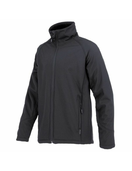 Men's Sports Jacket Joluvi Softshell Sherpa Black | Tienda24 Tienda24.eu