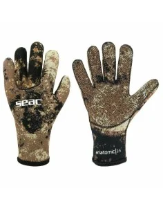 Fishing gloves Seac Seac Camo 3,5 MM Brown by Seac, Men - Ref: S6472063, Price: 26,26 €, Discount: %