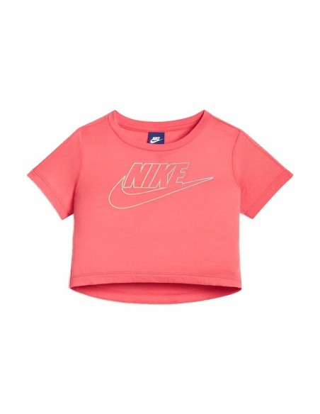 Camiseta de Manga Corta Infantil Nike Youth Logo Coral | Tienda24 Tienda24.eu