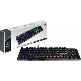 Gaming Keyboard MSI VIGOR GK50 ELITE Spanish Qwerty by MSI, Keyboard & Mouse Sets - Ref: M0321179, Price: 88,16 €, Discount: %