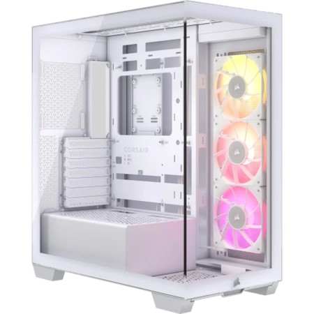 Boîtier ATX semi-tour Corsair Corsair iCUE LINK 3500X RGB Midi Tower Blanco Blanc de Corsair, Boîtiers pour ordinateurs de bu...