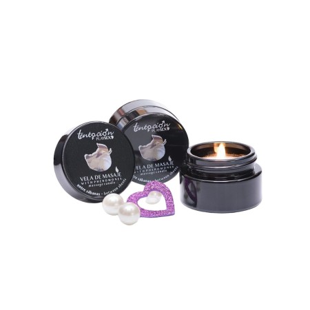 Vela de Massagem Tentacion Between Sheets 20 ml Com feromonas de Tentacion, Velas de massagem - Ref: M0402057, Preço: 4,72 €,...