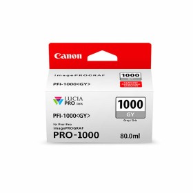 Original Ink Cartridge Canon PFI-1000 GY Grey by Canon, Printer toners and inks - Ref: M0504337, Price: 64,13 €, Discount: %