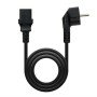 CPU – Monitor Power Cable NANOCABLE 10.22.01 CEE7 C13 Black by NANOCABLE, DC Connectors - Ref: S0224370, Price: 14,80 €, Disc...