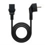 CPU – Monitor Power Cable NANOCABLE 10.22.01 CEE7 C13 Black by NANOCABLE, DC Connectors - Ref: S0224370, Price: 14,80 €, Disc...