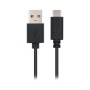 USB A to USB C Cable NANOCABLE 10.01.210 Black | Tienda24 - Global Online Shop Tienda24.eu