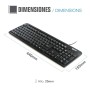 Tastatur iggual CK-BASIC-120T QWERTY USB Schwarz Spanisch Affe (1 Stücke) | Tienda24 - Global Online Shop Tienda24.eu