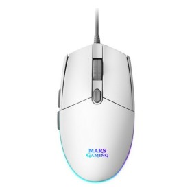 Souris Gaming Mars Gaming MMG Blanco de Mars Gaming, Souris pour les joueurs - Réf : S0228831, Prix : 8,19 €, Remise : %