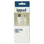 Cable USB A a USB C iggual IGG316948 1 m Blanco de iggual, Cables USB - Ref: S0229842, Precio: 4,36 €, Descuento: %