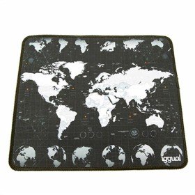 Mousepad iggual IGG317310 Weltkarte Schwarz/Weiß von iggual, Tastatur- und Mauszubehör - Ref: S0231458, Preis: 4,07 €, Rabatt: %