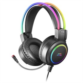 Headphones with Microphone Mars Gaming MHRGB Black by Mars Gaming, PC Headsets - Ref: S0232148, Price: 27,06 €, Discount: %