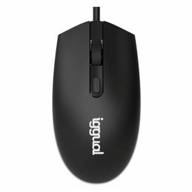 Mouse iggual IGG317624 White Black by iggual, Mice - Ref: S0232216, Price: 6,97 €, Discount: %