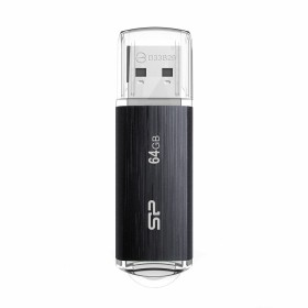 Memoria USB Silicon Power Blaze B02 Negro 64 GB de Silicon Power, Memorias USB - Ref: S0238589, Precio: 6,91 €, Descuento: %