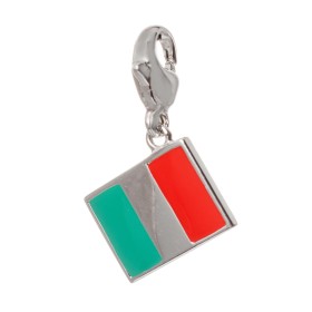 Charm da Donna Ti Sento 8304IT Rosso Verde Argentato (1 cm) di Ti Sento, Fermagli Charm - Rif: S0310916, Prezzo: 8,60 €, Scon...