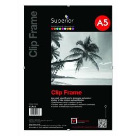 Portafoto Seco CLIP-A5 Marrone Resina 21 x 15 cm di Seco, Cornici da parete e da tavolo - Rif: S0381791, Prezzo: 4,40 €, Scon...