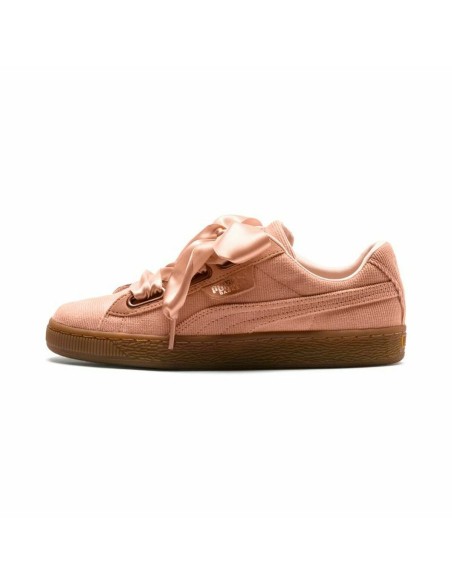 Sports Trainers for Women Puma Basket Heart Lady Salmon | Tienda24 Tienda24.eu