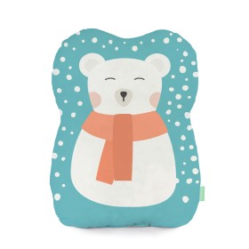 Cuscino HappyFriday Happynois Multicolore Orso polare 40 x 30 cm di HappyFriday, Cuscini di sostegno per neonati - Rif: D1609...