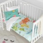 Parure de couette HappyFriday Happynois World Map Multicouleur Lit de bébé 2 Pièces | Tienda24 - Global Online Shop Tienda24.eu