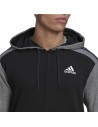 Veste de Sport pour Homme Adidas Mélange French Terry Noir | Tienda24 Tienda24.eu