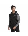 Men's Sports Jacket Adidas Mélange French Terry Black | Tienda24 Tienda24.eu