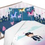 Cot protector HappyFriday Mr Fox Nanny Multicolour 210 x 40 cm by HappyFriday, Bed accessories - Ref: D1609281, Price: 25,85 ...