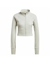 Veste de Sport pour Femme Adidas Aeroready Studio Beige | Tienda24 Tienda24.eu