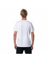 Camisola de Manga Curta Homem Rip Curl El Mama Branco | Tienda24 Tienda24.eu