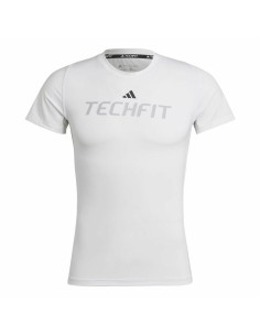 Maglia a Maniche Corte Uomo Adidas techfit Graphic Bianco da Adidas, Uomo - Ref: S6483850, Precio: 30,87 €, Descuento: %