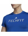 Maglia a Maniche Corte Uomo Adidas techfit Graphic Azzurro da Adidas, Uomo - Ref: S6483851, Precio: 30,87 €, Descuento: %