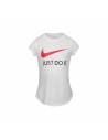 Camiseta de Manga Corta Infantil Nike Swoosh JDI Blanco | Tienda24 Tienda24.eu