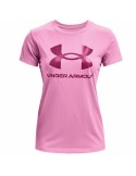 Women’s Short Sleeve T-Shirt Under Armour Graphic Pink | Tienda24 Tienda24.eu