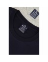 Camiseta de Manga Corta Hombre Champion Crew-Neck Negro 2 Piezas Gris claro | Tienda24 Tienda24.eu