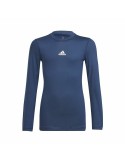 Maillot de Football à Manches Courtes pour Enfants Adidas Techfit Bleu | Tienda24 Tienda24.eu