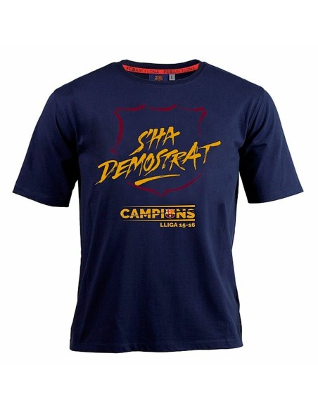 Maillot de Football à Manches Courtes pour Homme F.C. Barcelona S'ha Demostrat 15/16 | Tienda24 Tienda24.eu