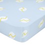 Fitted sheet HappyFriday HAPPYNOIS Multicolour Light Blue 90 x 200 x 32 cm by HappyFriday, Sheets and pillowcases - Ref: D160...