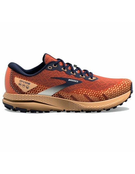 Chaussures de Running pour Adultes Brooks Divide 3 Orange Homme | Tienda24 Tienda24.eu