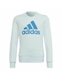 Sudadera sin Capucha Niña Adidas Essentials Cian | Tienda24 Tienda24.eu