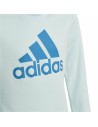 Sudadera sin Capucha Niña Adidas Essentials Cian | Tienda24 Tienda24.eu