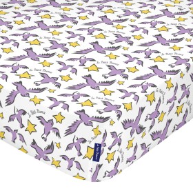 Drap housse HappyFriday LE PETIT PRINCE Multicouleur 70 x 140 x 14 cm Oiseaux de HappyFriday, Draps et taies d'oreiller - Réf...