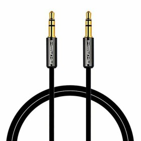 Audio Jack Cable (3.5mm) Akashi ALTJ 35 B 1 m Black by Akashi, Cables - Ref: S0408666, Price: 4,19 €, Discount: %