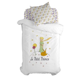 Duvet cover set HappyFriday Le Petit Prince Ses Amis Multicolour Single 2 Pieces by HappyFriday, Quilts and quilt covers - Re...